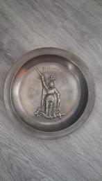 Vintage Tinnen Bord - Brussel 1979, Antiek en Kunst, Ophalen of Verzenden