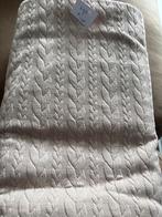 Kabelstof Licht Taupe/Vanille - 1.90 x 1.40 m, Ophalen of Verzenden, Zo goed als nieuw