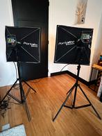 Complete Elinchrom Studio Set - BX 500 Ri & BX 250 Ri, Ophalen, Zo goed als nieuw, Complete fotostudio