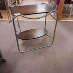 Bauhaus Radiotafel Buisframe - Stijlvol en Functioneel, Huis en Inrichting, Minder dan 55 cm, Gebruikt, Bauhaus, Metaal of Aluminium