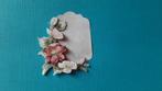km014 KERST Marieke / bloemen / label, Verzenden, Nieuw, Kerst, Knipvel