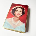 Royalty koekjesdoos Fabiola van België vintage, Ophalen of Verzenden, Gebruikt, Buitenland, Servies