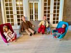 Vintage Caco poppenhuis popjes familie, Ophalen of Verzenden, Gebruikt, Popje