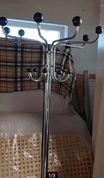 Vintage staande kapstok chroom space age, Ophalen, Gebruikt, Metaal, Staande kapstok