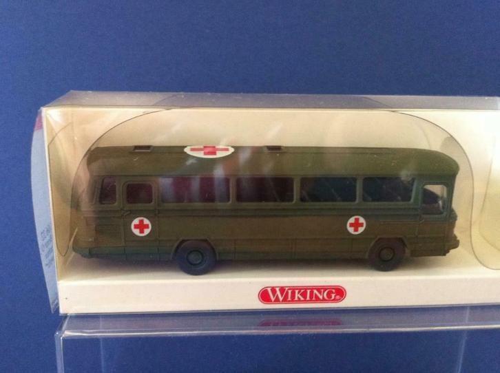 wiking	6960632	BW Truppenbus MB O302	1/87, Hobby en Vrije tijd, Modelauto's | 1:87, Nieuw, Bus of Vrachtwagen, Rietze, Ophalen of Verzenden