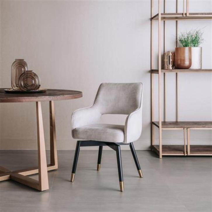 *ACTIE* Draaibare Moderne Eetkamerstoel Lenno Div Kleuren 3, Huis en Inrichting, Stoelen, Nieuw, Stof, Ophalen of Verzenden