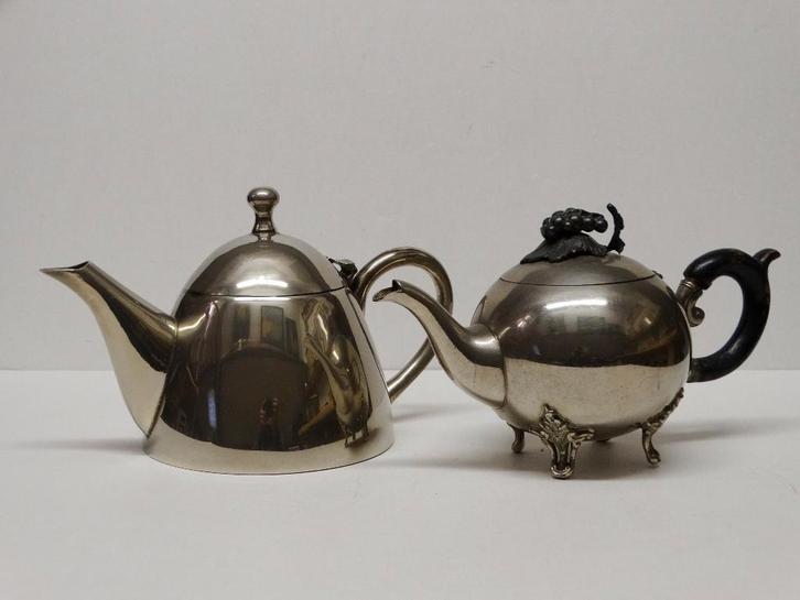 2 x antiek oud brocant Theepot beide €17,50, Antiek en Kunst, Antiek | Servies los, Ophalen of Verzenden