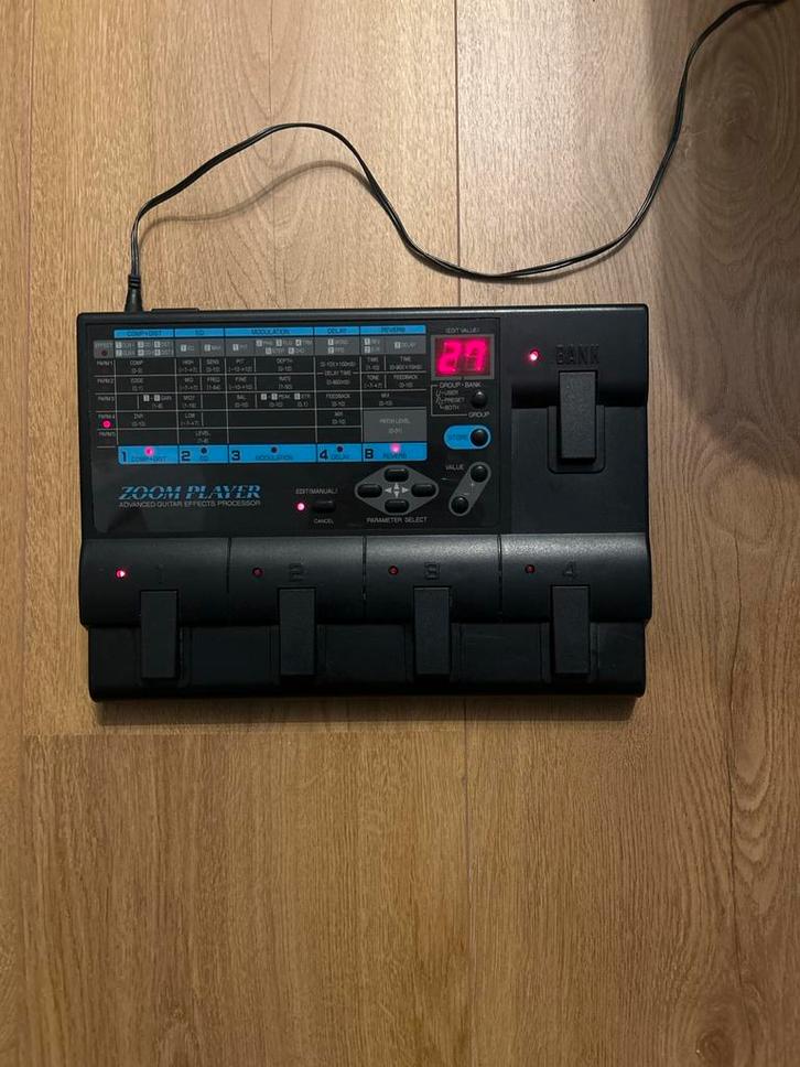 Zoom Player 2020 Gitaar Effecten Processor, Muziek en Instrumenten, Effecten, Gebruikt, Chorus, Ophalen of Verzenden