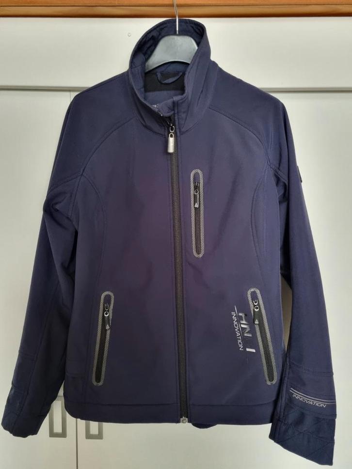 Human Nature Softshell Jas - Donkerblauw - Maat L, Kleding | Dames, Jassen | Zomer, Zo goed als nieuw, Maat 42/44 (L), Blauw, Ophalen of Verzenden