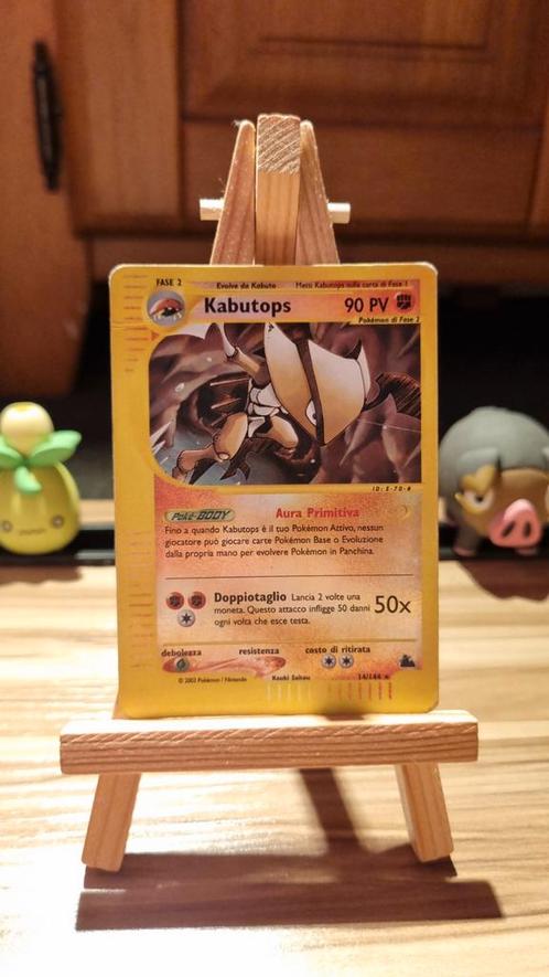 Kabutops (ITA) | Skyridge 14/144 | Reverse Holo, Hobby en Vrije tijd, Verzamelkaartspellen | Pokémon, Gebruikt, Losse kaart, Foil