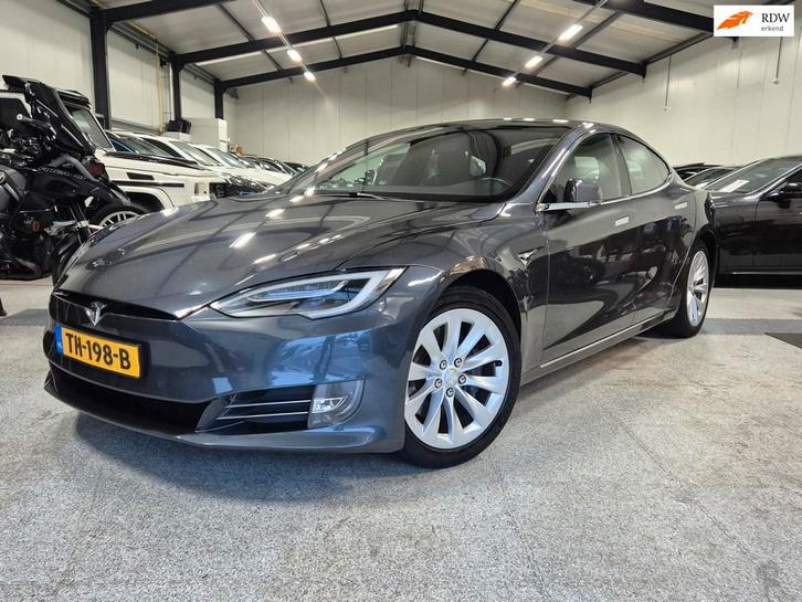 Tesla Model S 75D SOH 89,4 Panoramdak Leder Navi Camera 19 I, Auto's, Tesla, Bedrijf, Te koop, Model S, 4x4, ABS, Achteruitrijcamera
