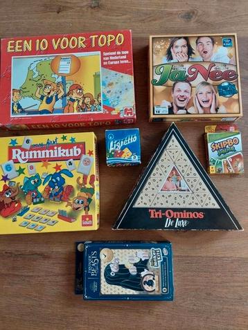Diverse Spellen - Rummikub, Tri-ominos, Ligretto, etc. beschikbaar voor biedingen