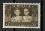 Suriname 1955 Juliana en Bernard postfris, Postzegels en Munten, Verzenden, Postfris