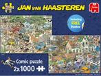 Jan van Haasteren - Safari & De Storm  2x 1000 St, Ophalen of Verzenden, 500 t/m 1500 stukjes, Zo goed als nieuw, Legpuzzel