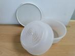 Tupperware vergiet met kom en deksel - Zo goed als nieuw, Ophalen of Verzenden, Zo goed als nieuw, Schaal