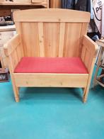 2 x halbank, bijzet bank, eetkamer bank van antiek grenen., Ophalen, Gebruikt, ., Tweepersoons