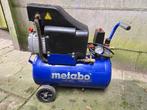 Te koop ; Metabo Compressor 24L, Ophalen, Gebruikt, 6 tot 10 bar, 200 tot 400 liter/min