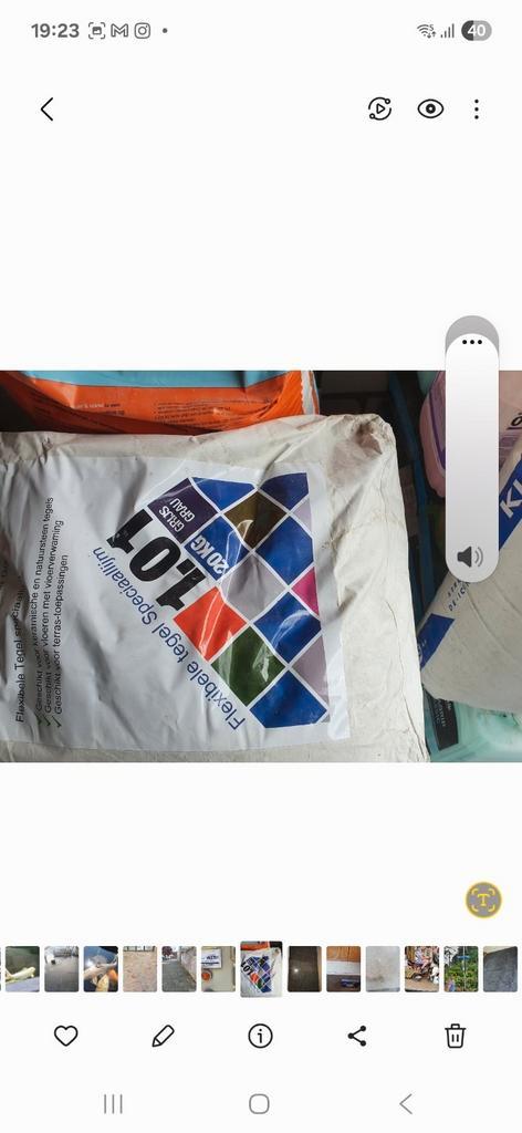 Flexibele poeder tegellijm nog veel meer matrialen, Doe-het-zelf en Verbouw, Tegels, Nieuw, Overige typen, Overige materialen