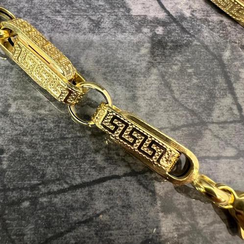 Prachtige 14 kt gouden monte carlo ketting, Sieraden, Tassen en Uiterlijk, Kettingen, Nieuw, Goud, Ophalen of Verzenden