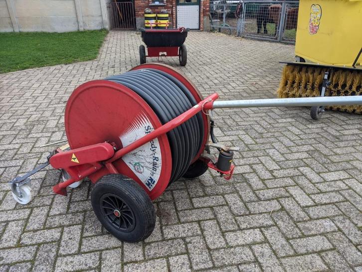 beregeningshaspel Speedy Rain 90m zelfoprolbaar +SPROEIWAGEN, Tuin en Terras, Tuinslangen, Nieuw, Tuinslang, Ophalen