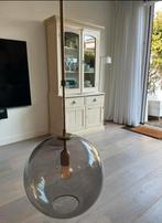 Glazen bol hanglamp, Huis en Inrichting, Lampen | Hanglampen, Ophalen, Zo goed als nieuw, Glas, 75 cm of meer