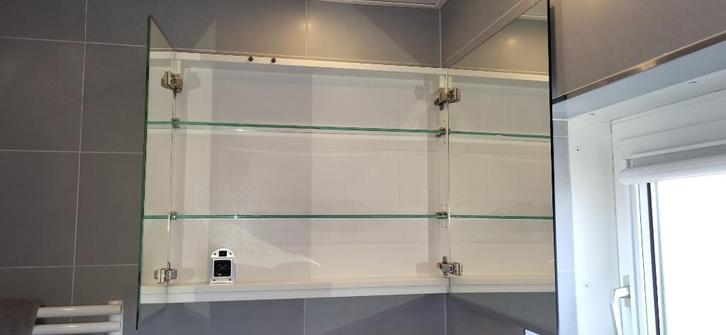 spiegelkast badkamer, Huis en Inrichting, Badkamer | Badkamermeubels, Gebruikt, Spiegelkast, Minder dan 100 cm, 50 tot 100 cm