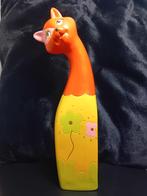 Spaarpot poezebeeld, Ophalen of Verzenden, Gebruikt, Steen, Aardewerk of Keramiek, Dier