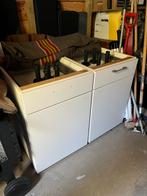 Bribus Keukenkasten 50cm - Set van 2, Ophalen, Wit, Nieuw, 50 tot 100 cm