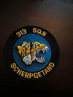 RNLAF 313 SQN patch 3D tiger, Verzamelen, Luchtvaart en Vliegtuigspotten, Ophalen of Verzenden