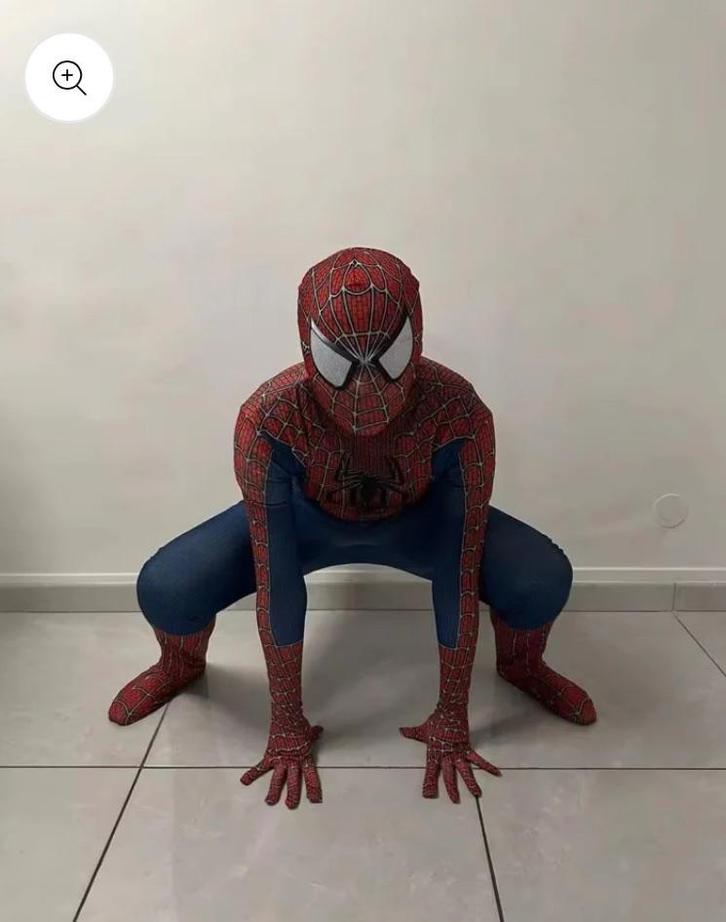 Spiderman pak verhuur, Hobby en Vrije tijd, Feestartikelen | Verhuur, Nieuw, Verjaardag, Ophalen of Verzenden