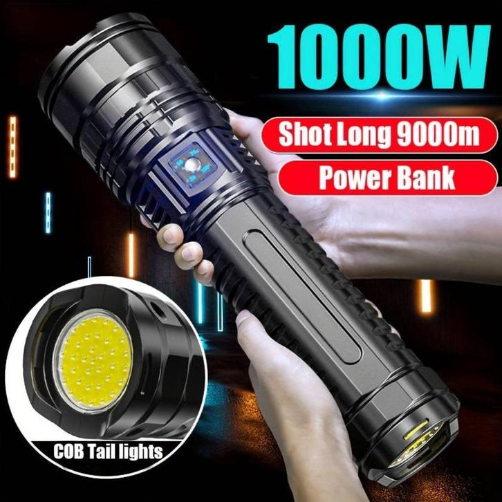 Survival Speurtocht Zaklamp Zoeklicht / Zaklamp / Powerbank., Verzamelen, Militaria | Algemeen, Nederland, Ophalen of Verzenden