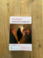 Studieboek materieel strafrecht, Ophalen of Verzenden, Zo goed als nieuw