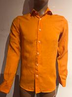 REISS linnen overhemd maat S origineel 1 keer gedragen, Kleding | Heren, G, Halswijdte 38 (S) of kleiner, Oranje, Ophalen of Verzenden