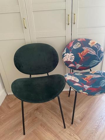 Velvet eetkamerstoelen 