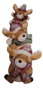 Drie kerst rendieren op elkaar 70cm hoog €89, Diversen, Kerst, Ophalen, Nieuw