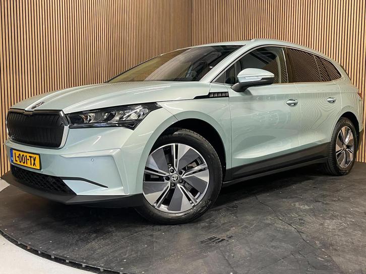 Skoda Enyaq iV 80|93% SOH|LEDER|PANO|HEAD-UP|ACC|TREKHAAK|EL, Auto's, Skoda, Bedrijf, Te koop, Enyaq, ABS, Achteruitrijcamera