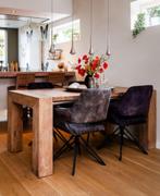 Vier kuipstoel stoeltjes, Huis en Inrichting, Ophalen of Verzenden, Zo goed als nieuw, 75 m² of meer, Laminaat