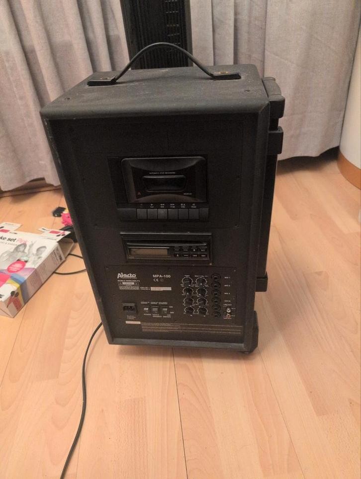 Alecto MPA-100 Mobiele PA Speaker, Audio, Tv en Foto, Luidsprekers, Gebruikt, Overige typen, Minder dan 60 watt, Overige merken