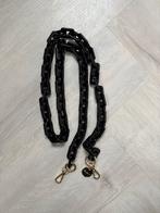 Josh v telefoonkoord/ bag strap zwart met goud, Sieraden, Tassen en Uiterlijk, Kettingen, Ophalen of Verzenden, Zwart