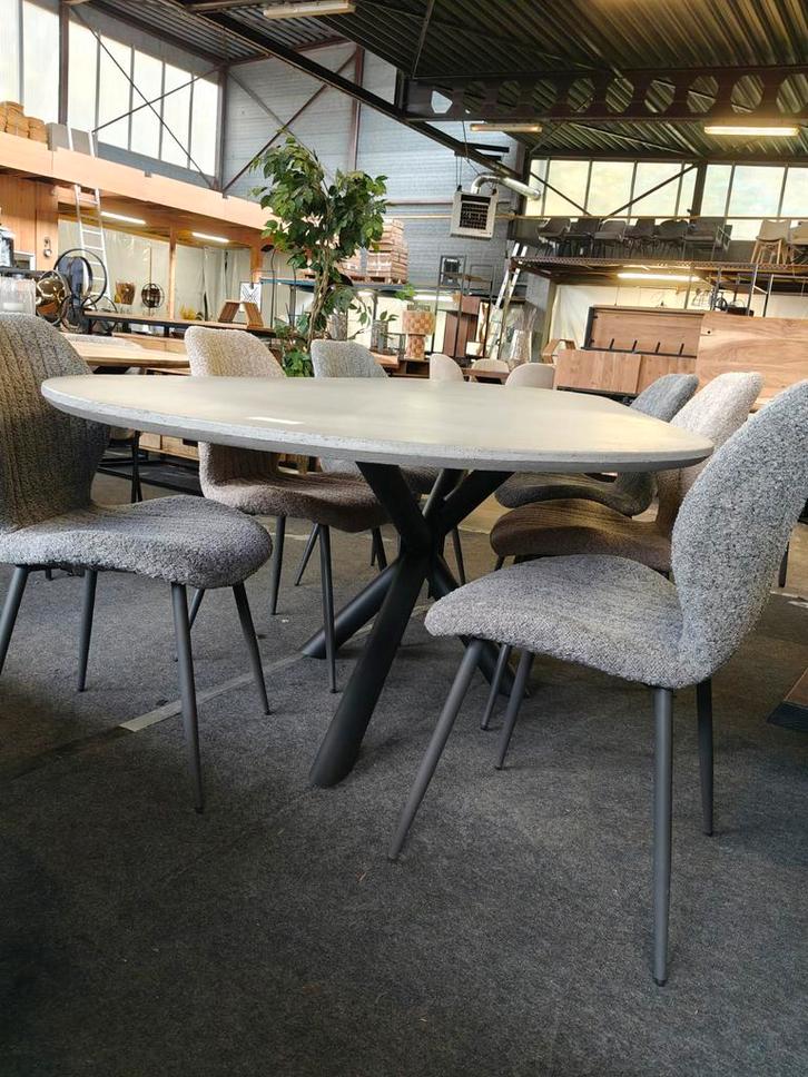 Organische cementex tafel (PROMO), Huis en Inrichting, Woonaccessoires | Overige, Ophalen