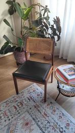 Topform Vintage Stoel Skai / Webbing, Huis en Inrichting, Stoelen, Ophalen, Gebruikt, Zwart, Eén