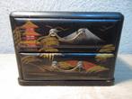 Antieke kleine Japanse kast juwelendoosje, Ophalen of Verzenden