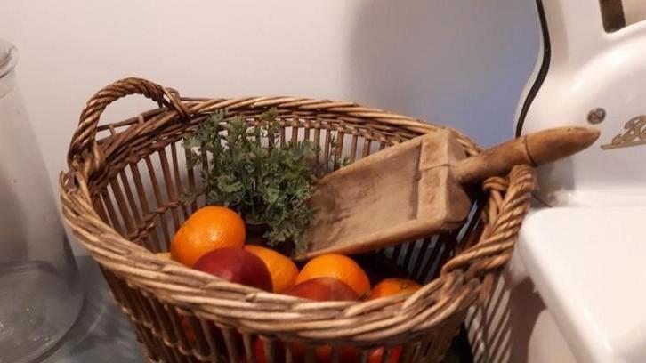 Antieke houten meelschep, Antiek en Kunst, Curiosa en Brocante, Ophalen of Verzenden