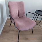 Leuke roze fauteuil met metalen frame, Ophalen, Gebruikt, 75 tot 100 cm, Metaal