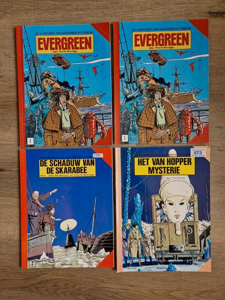 Nikodemus wittebrink  kelly green  jacques gallard  Stefan, Boeken, Stripboeken, Gelezen, Meerdere stripboeken, Ophalen of Verzenden