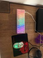 Gaming Toetsenbord + Muis & Muismat, Computers en Software, Toetsenborden, Gebruikt, Gaming toetsenbord, Ophalen of Verzenden