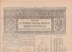 kranten 1e wereldoorlog watersnood bouwkunde advertenties, Ophalen of Verzenden, 1920 tot 1940, Krant
