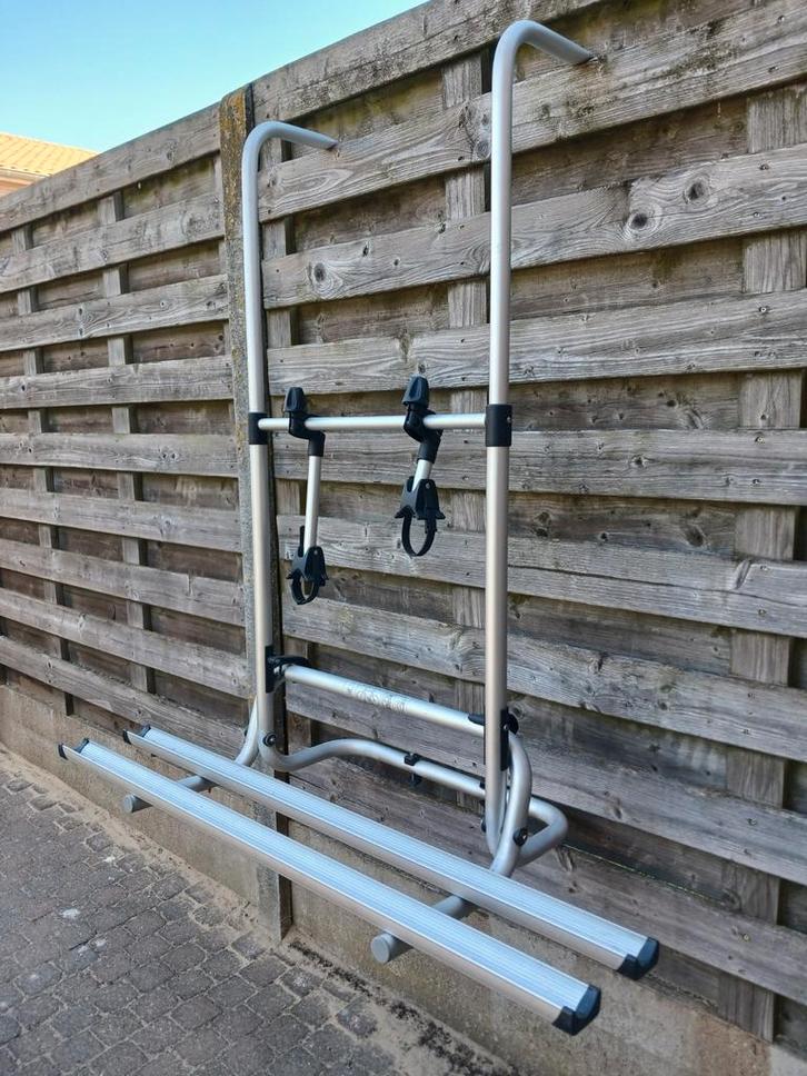 Fietsendrager voor Camper, Auto diversen, Fietsendragers, Gebruikt, Achterklepdrager, 2 fietsen, Ophalen of Verzenden