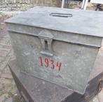 Metalen archiefkist uit de jaren 30, Ophalen, Minder dan 50 cm, 50 tot 100 cm, Metaal