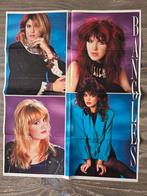 Grote 80s Poster van de band: Bangles, Ophalen of Verzenden, Zo goed als nieuw, Poster, Artwork of Schilderij
